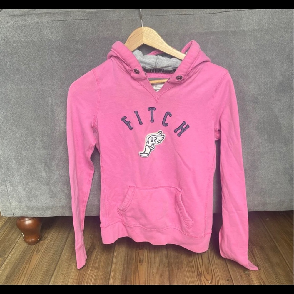 Women’s Abercrombie Hoodie size small light pink